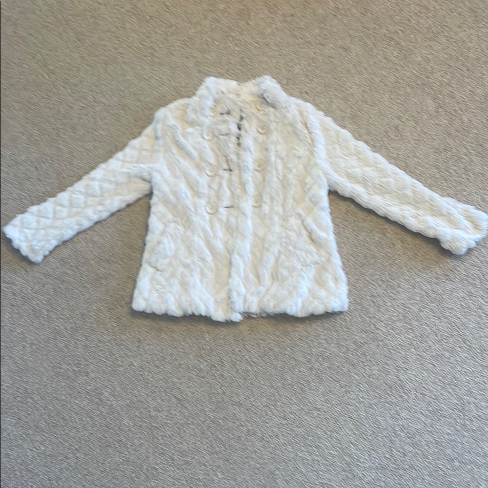 Me Jane White Puffer Jacket Cozy Hip-Length Design